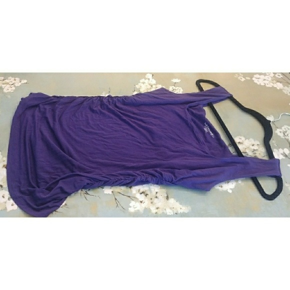 Soft Surroundings Tank Runched Side Workout - Picture 2 of 8